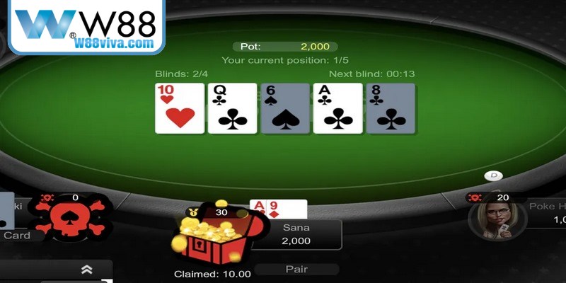 Poker online là một phiên bản số hóa của trò chơi bài Poker truyền thống